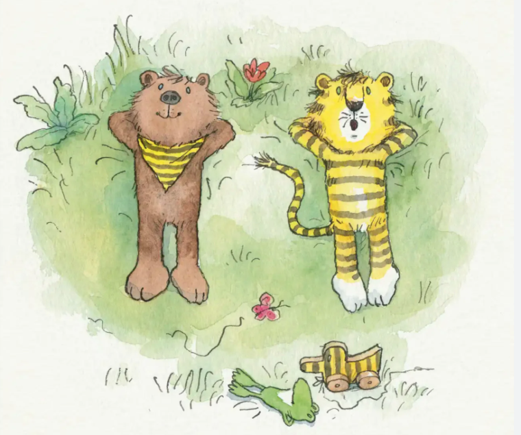 Klasse 4b Tiger und Bär
