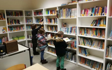 Renovierung der Schulbibliothek