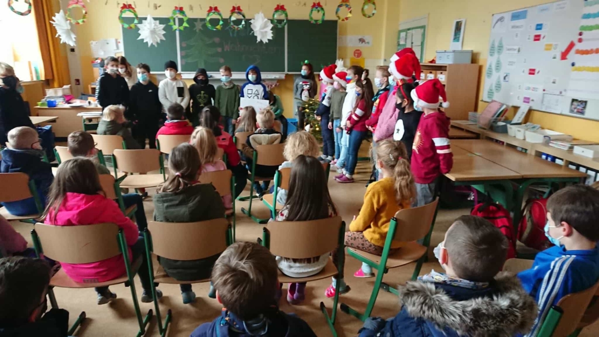 Das Weihnachtsminimusical der Klasse 4a