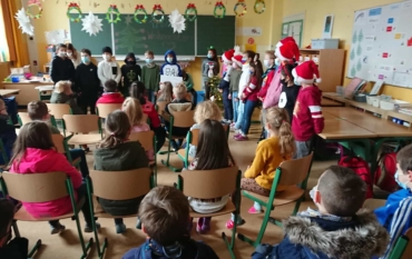 Das Weihnachtsminimusical der Klasse 4a