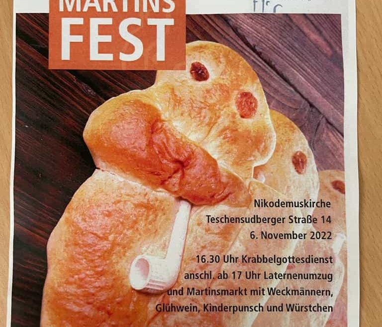 Sankt Martins Fest der Evangelischen Kirchengemeinde Cronenberg