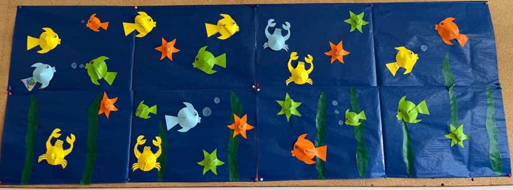 Unterwasserbildcollage der ELMAR-Klasse 1a 🐠🐟🪸🐙