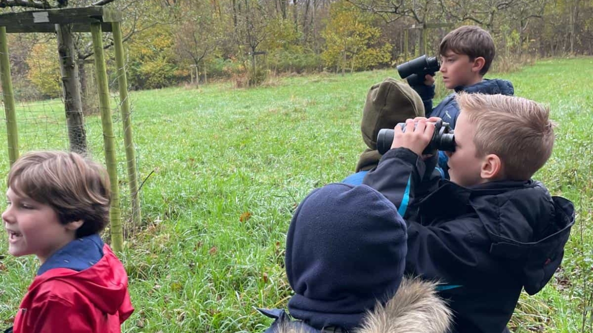 Die 2b besucht die Station Natur und Umwelt
