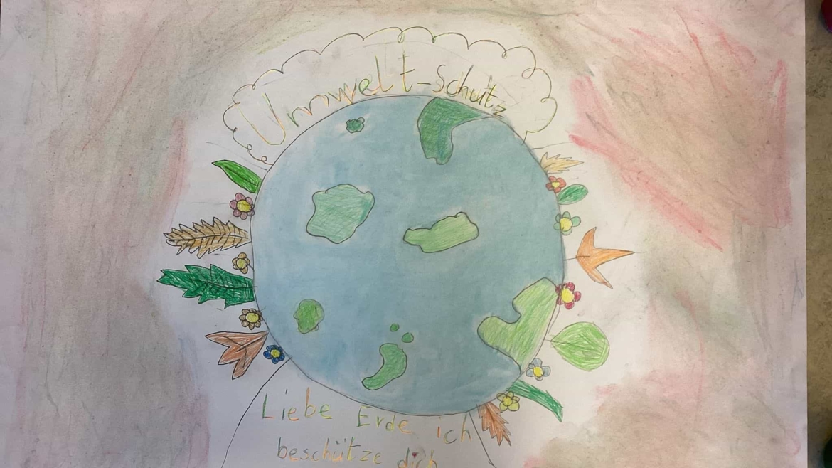 Kleine Umweltschützer mit großen Ideen – Die Klasse 2A setzt ein kreatives Zeichen für unsere Erde