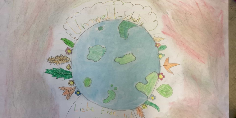 Kleine Umweltschützer mit großen Ideen – Die Klasse 2A setzt ein kreatives Zeichen für unsere Erde