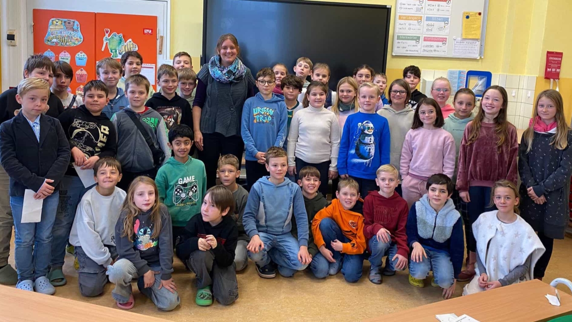 Besuch der Oberbürgermeisterin bei den Viertklässlern