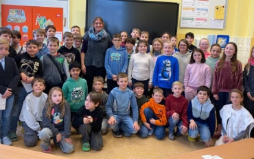 Besuch der Oberbürgermeisterin bei den Viertklässlern