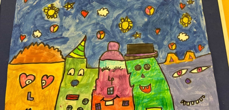 Verrückte Häuser der Klasse 3A