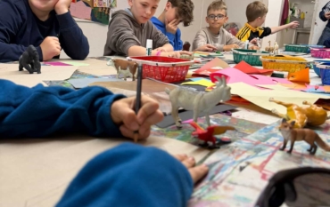 Die Klasse 3B besucht das Von der Heydt-Museum