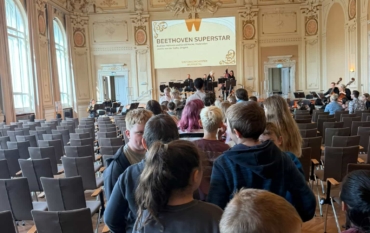 Beethoven Superstar begeistert die Grundschule Rottsieper Höhe